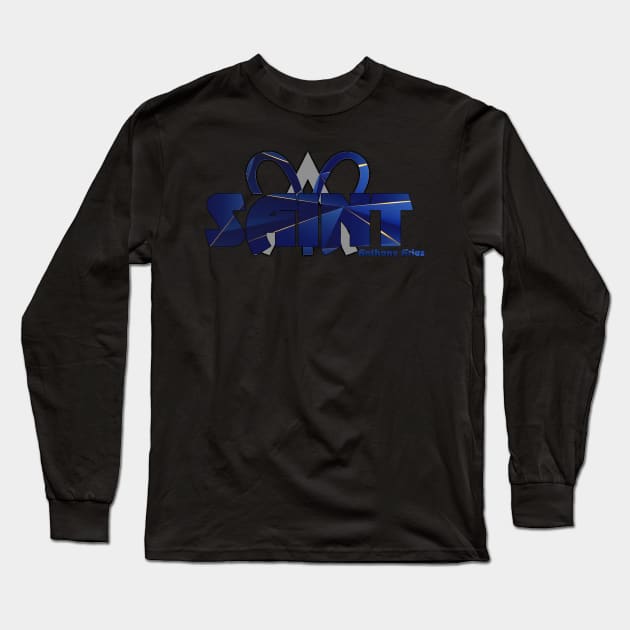 Saint Aries Logo V.2 Long Sleeve T-Shirt by FBW Wrestling 